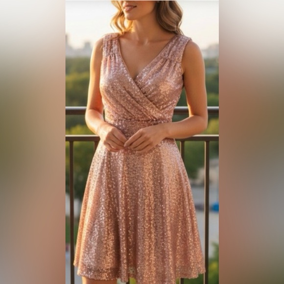 Grace Karin Dresses & Skirts - Grace Karin Sparkling Pink Sequin Dress